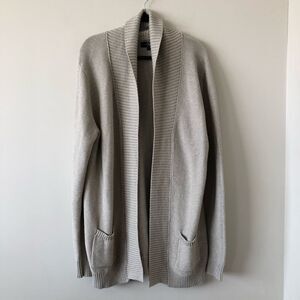 Le31 Simons - Rib-knit Open Cardigan (L/XL)